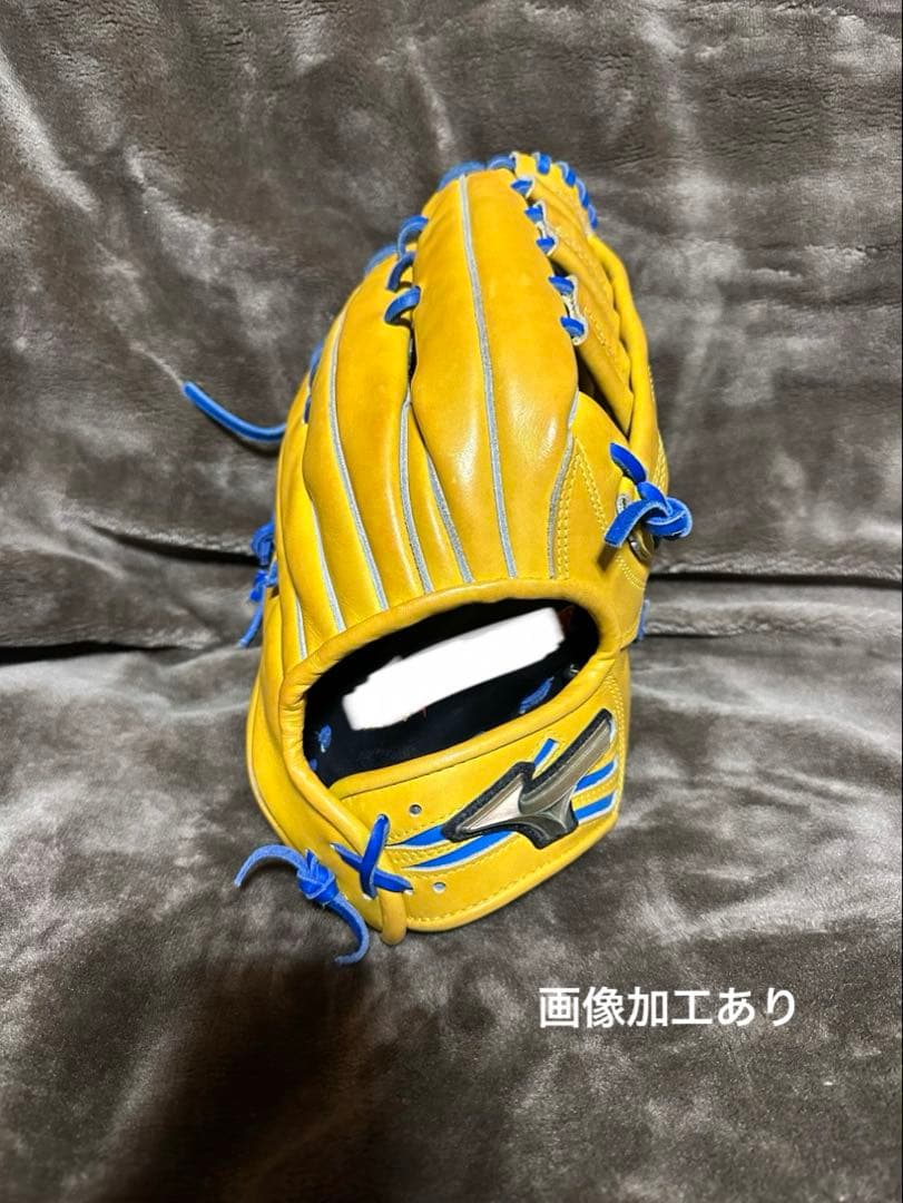 値下げ不可【中古】ミズノ　グローバルエリート　オーダー　一般外野手用　刺繍あり