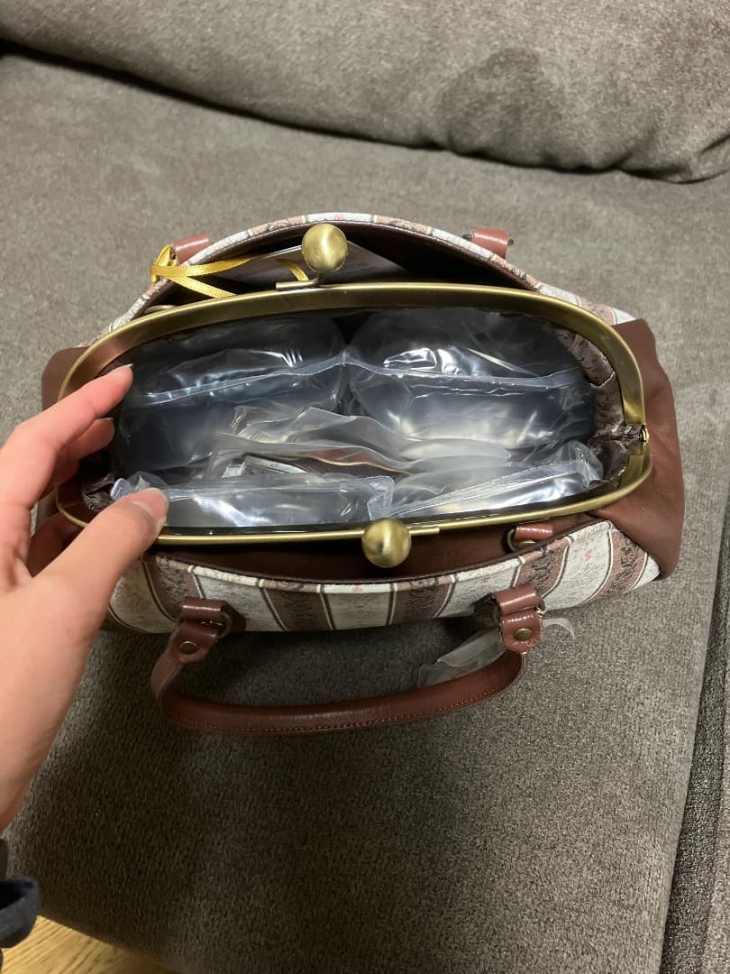 バルドゥリバッグ リンブッソル×abilletageコラボ ブラウン