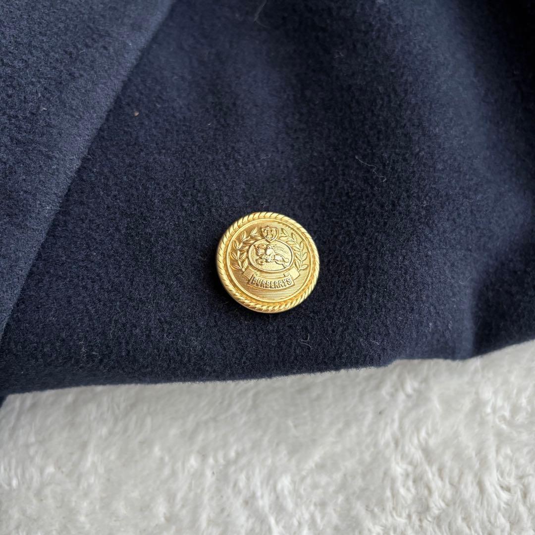 ✨️美品✨️ Burberrys ダブルジャケット 金ボタン ネイビー L 紺色