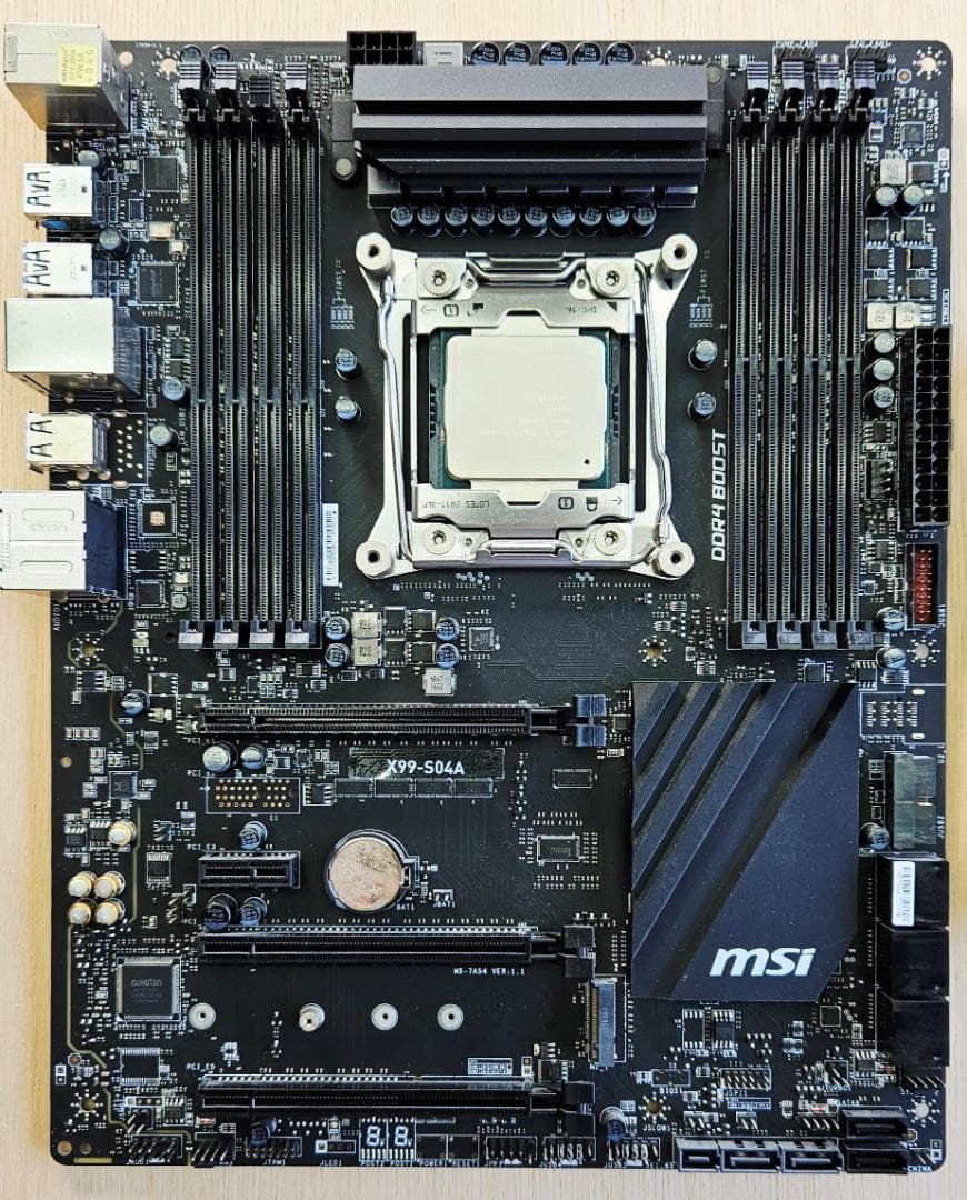i7 5820k+MSI X99+グラボ+MSI TPM 2.0