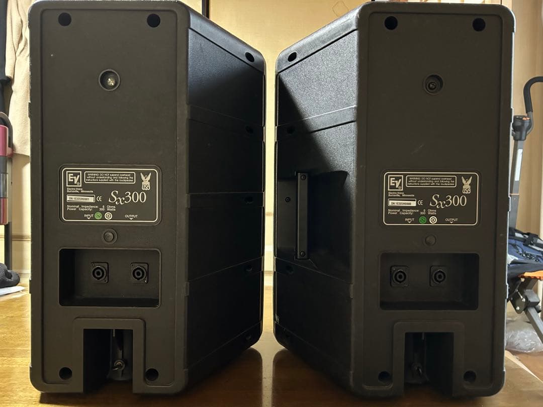 【その２】EVのsx300スピーカー 2台セット(その１と合せ60,000円)