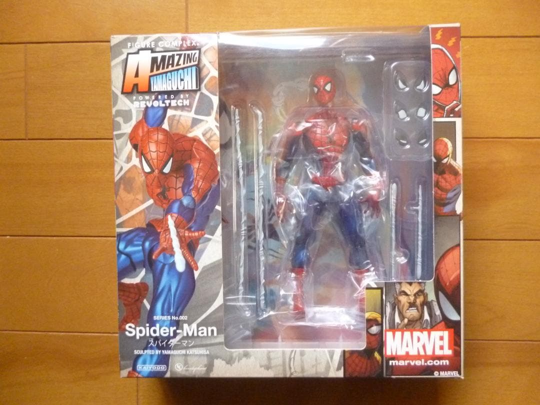 新品／アメイジング・ヤマグチ　スパイダーマン　1箱／海洋堂　リボルテック