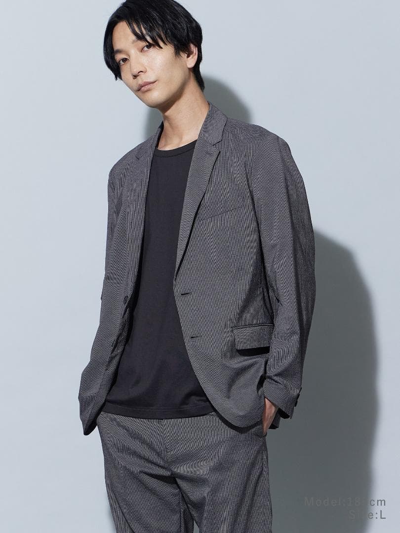 PLST / マイクロサッカージャケット / Mサイズ / GRAY