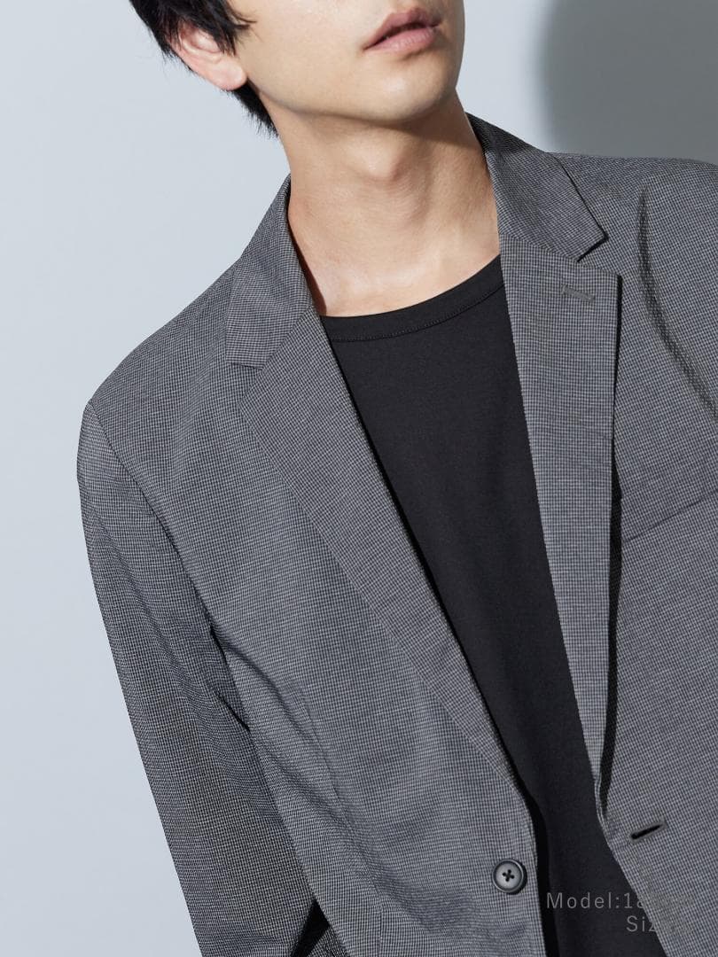 PLST / マイクロサッカージャケット / Mサイズ / GRAY