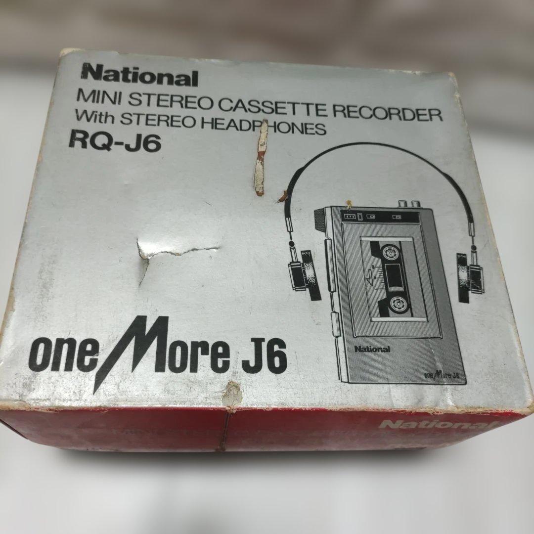 【National】 ミニステレオカセットレコーダー [展示品 新品未使用]
