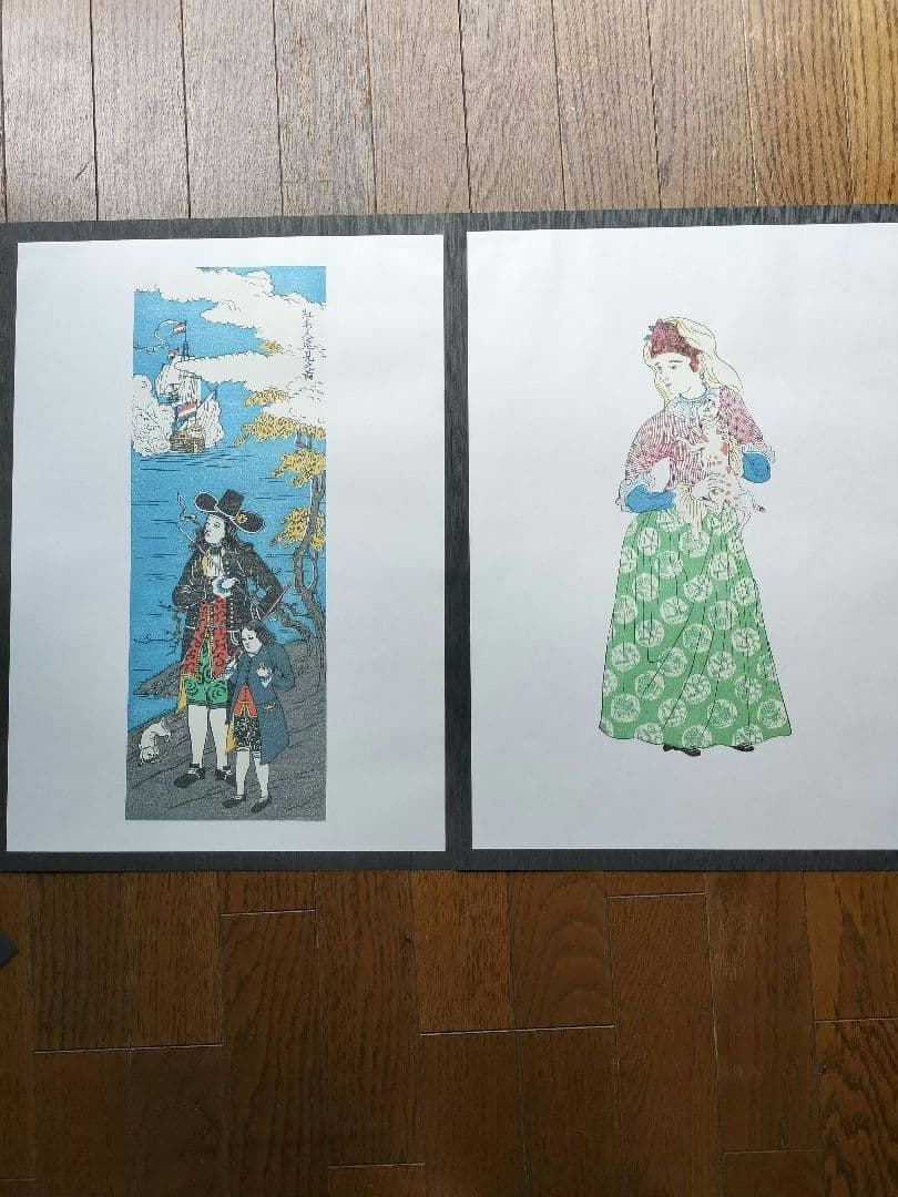 e*n様 ★長崎古版画（6枚セット+1枚、計7枚)1セット