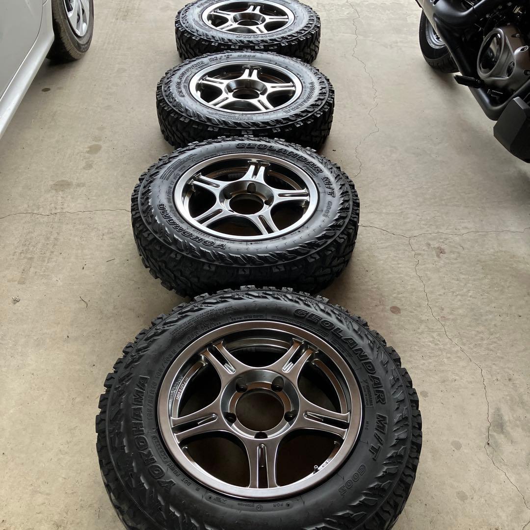 「SSJレーシング サムライ」のジムニー用ホイール GEOLANDAR セット