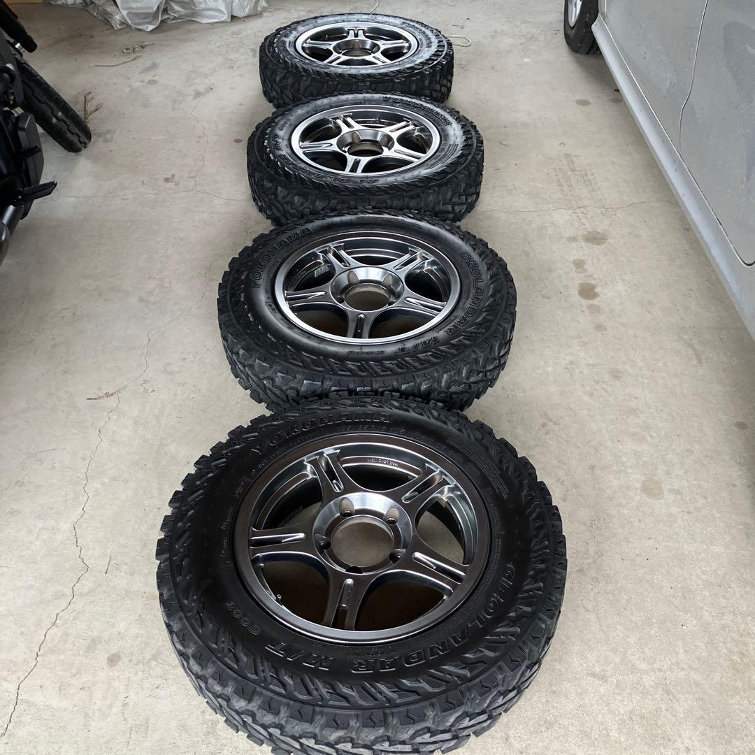 「SSJレーシング サムライ」のジムニー用ホイール GEOLANDAR セット