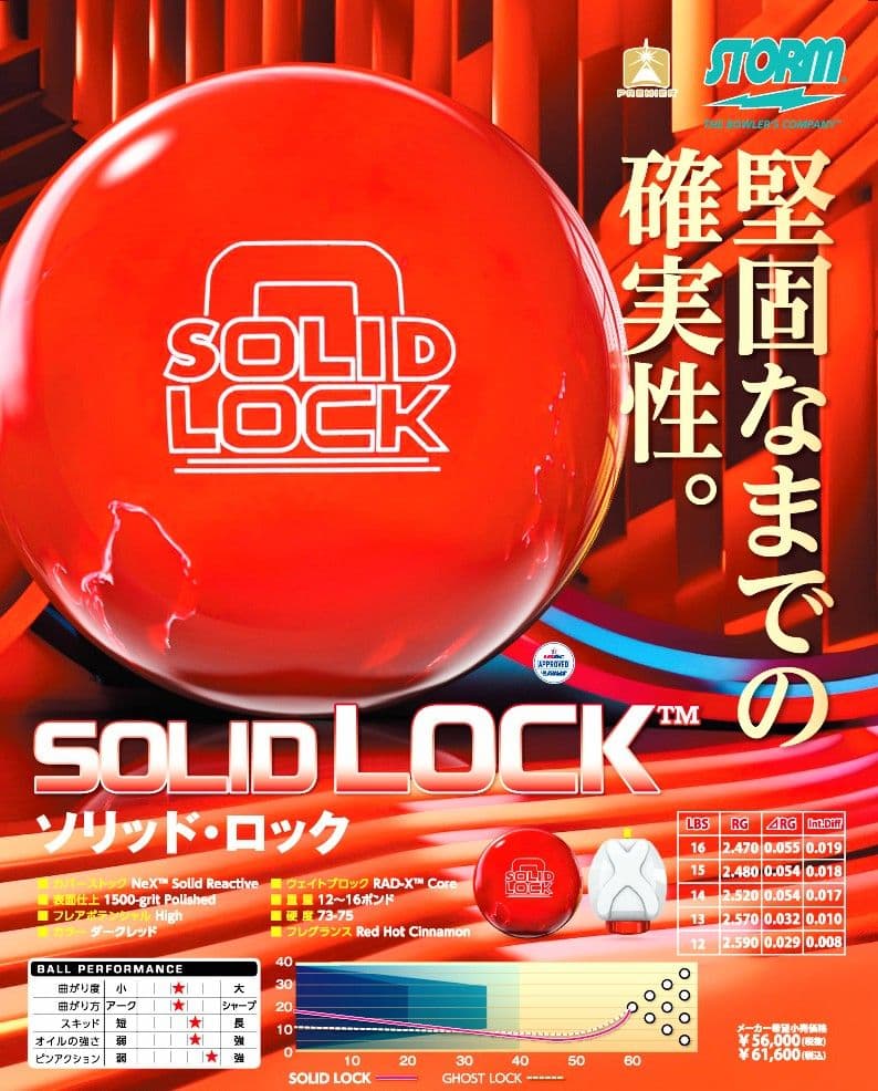 ソリッド　ロック　ボウリング　ボール　スポーツ　ストーム