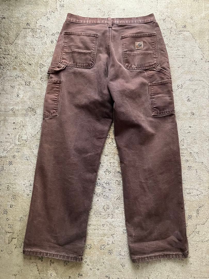 Carhartt カーハート　シングルニーワークパンツ　ブラウンダック　W30