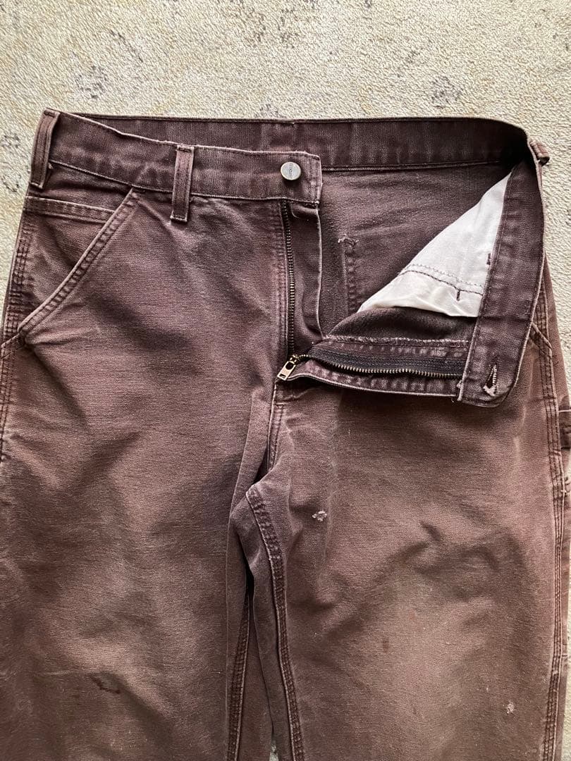Carhartt カーハート　シングルニーワークパンツ　ブラウンダック　W30
