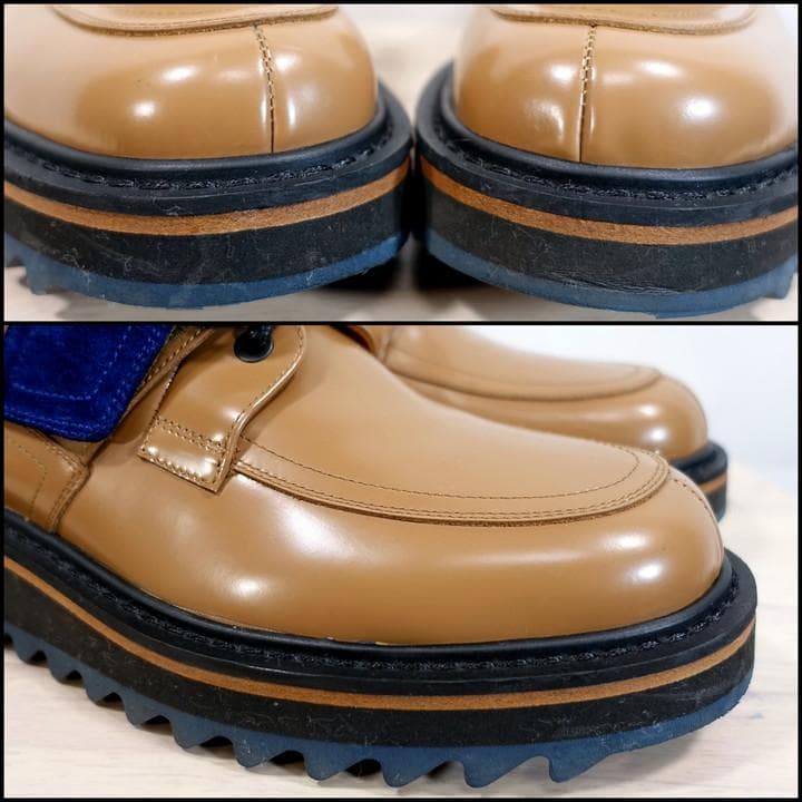 ★美品★ドリスヴァンノッテン　シャークソール　Ｕチップベルトシューズ