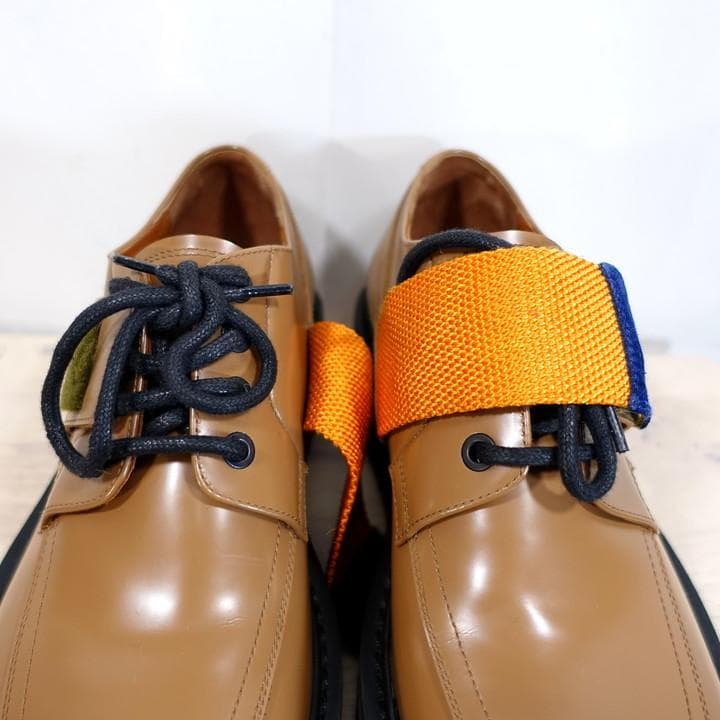 ★美品★ドリスヴァンノッテン　シャークソール　Ｕチップベルトシューズ