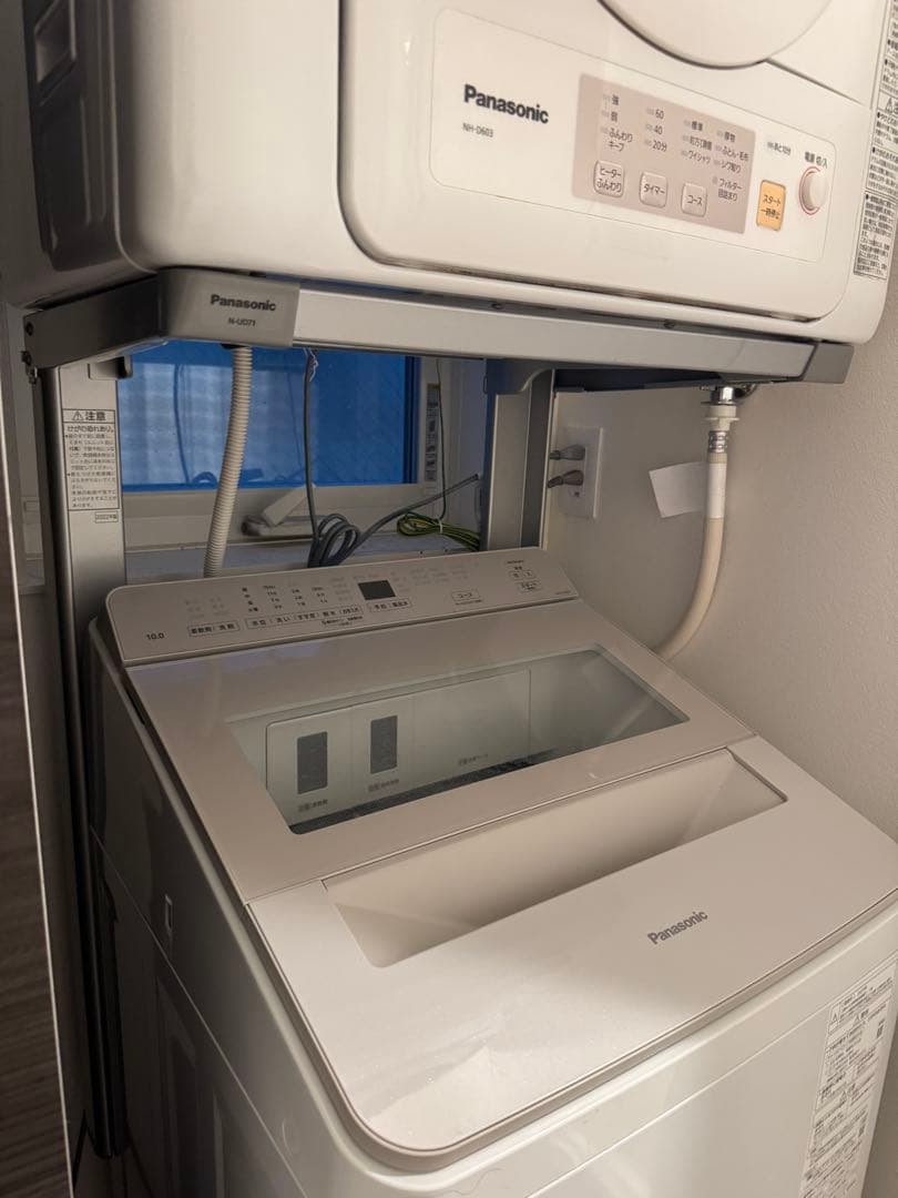 Panasonic 電気式乾燥機 6kg NH-D603-W