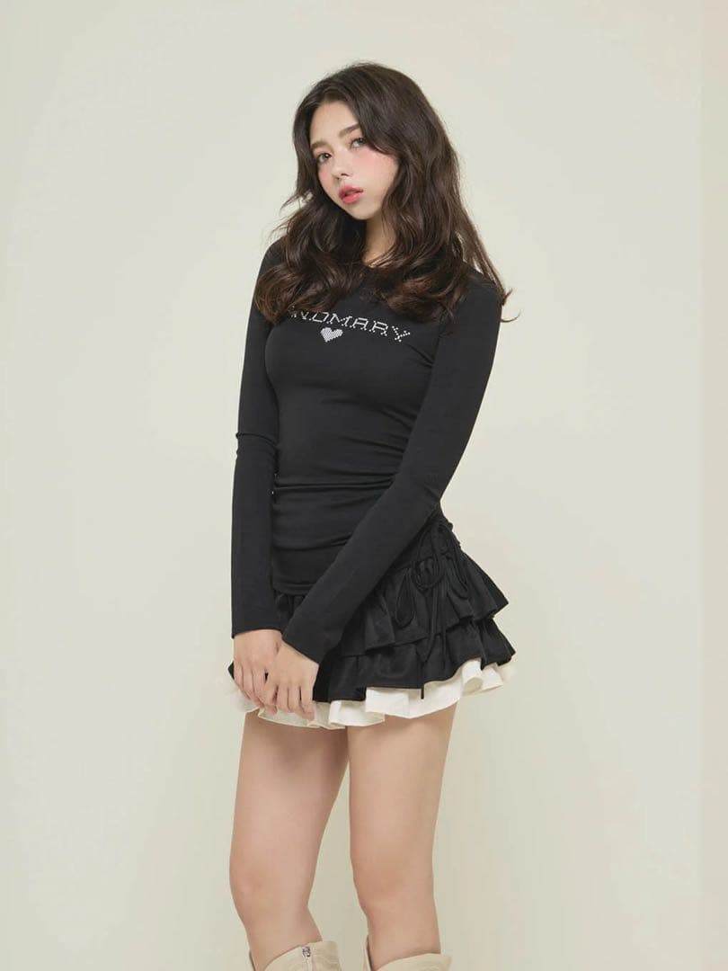 Mel gather skirt black andmary Sサイズ