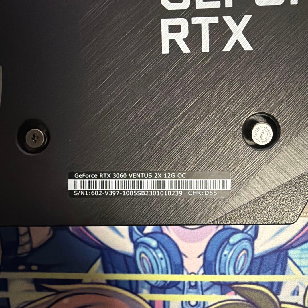 グラフィックボード・グラボ・ビデオカード NVIDIA GeForce RTX 3060 ventus 2x 12G OC