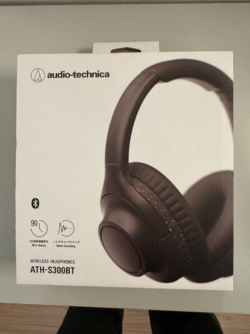 Audio-Technica ATH-S300BTワイヤレスヘッドホン ブラック