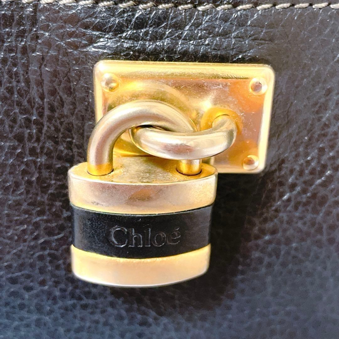 【希少✨️】Chloe(クロエ)パディントン 長財布 ブラックレザー タグ保証書付