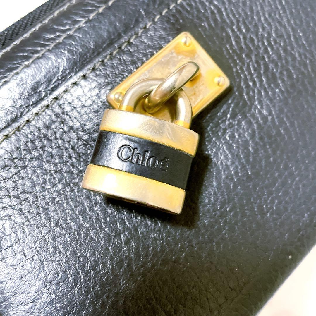【希少✨️】Chloe(クロエ)パディントン 長財布 ブラックレザー タグ保証書付