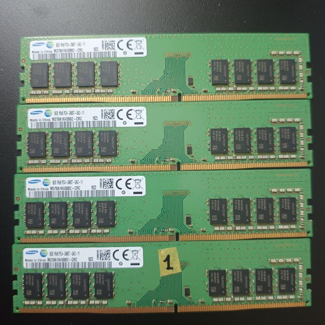 Samsung DDR4-2400　32GB メモリ 1枚ジャンク