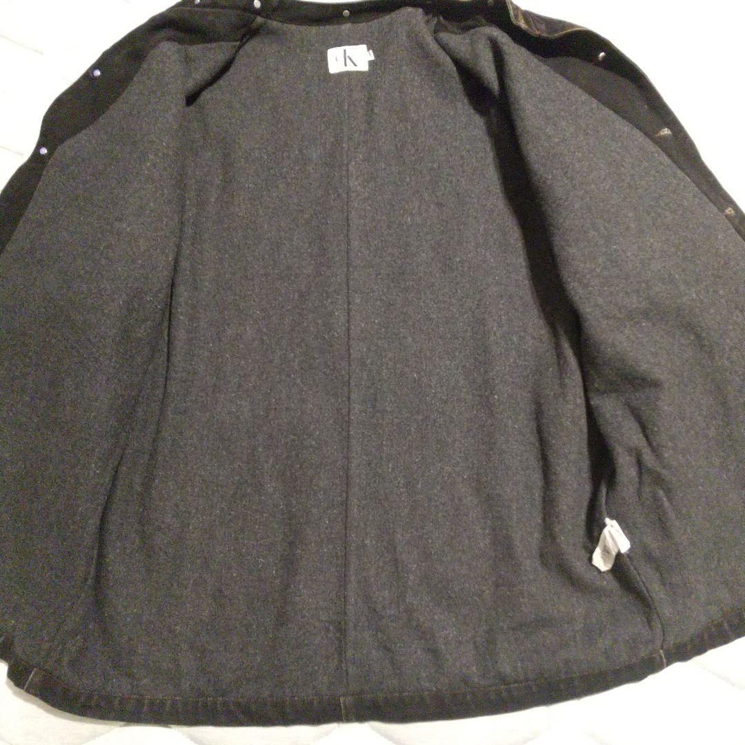 90年代 USA製   ブラックデニムカバーオールJK ④