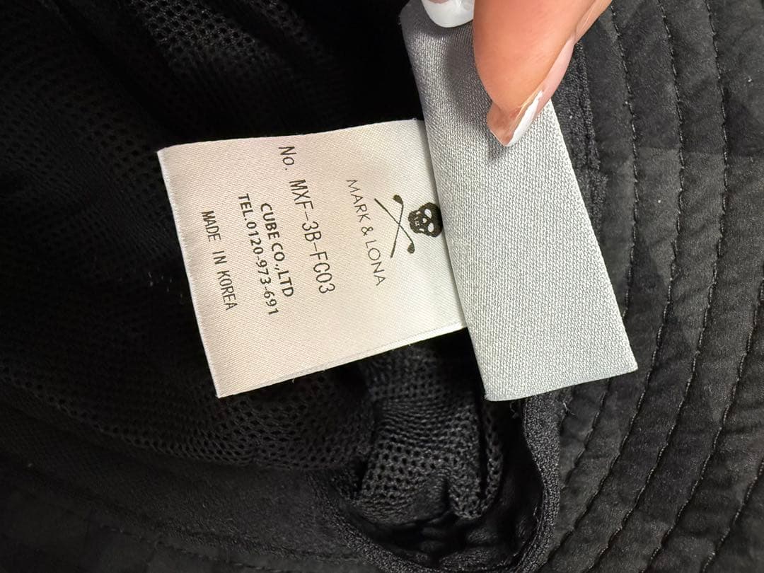 男女兼用★MARK&LONA★ブラック★バケハ2点セット★バケットハット