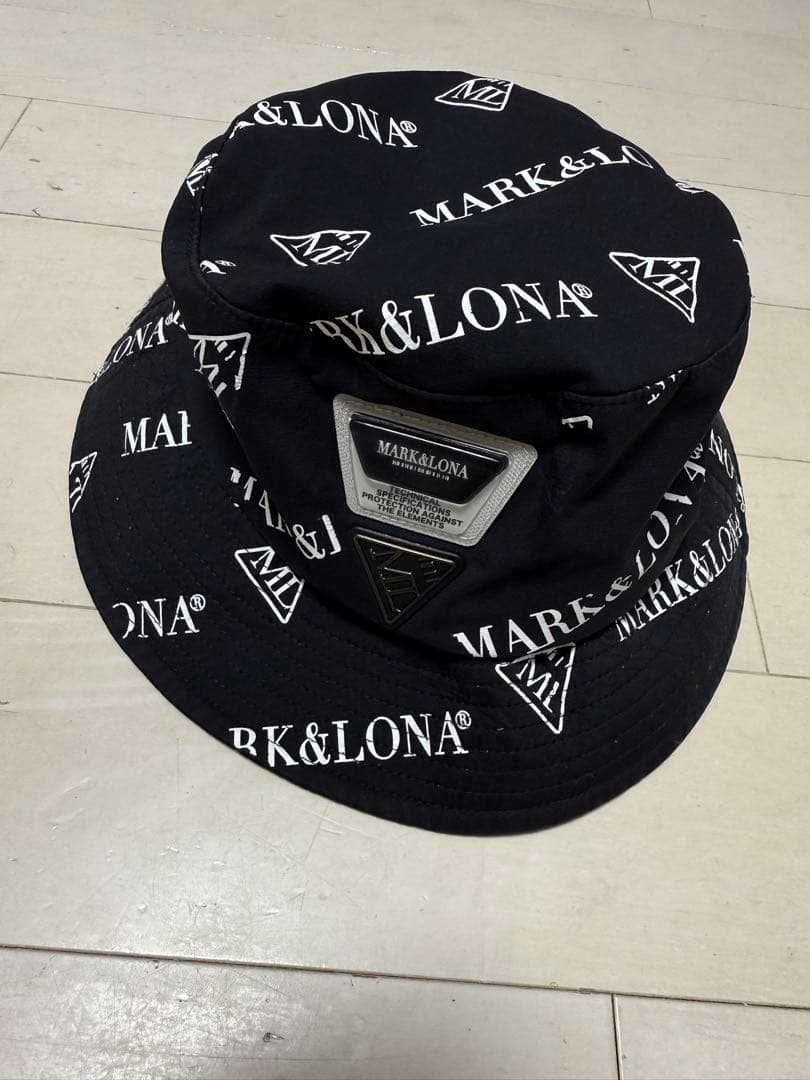 男女兼用★MARK&LONA★ブラック★バケハ2点セット★バケットハット