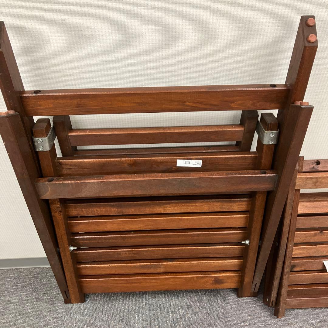 IKEA ÄPPLARÖ 折りたたみ式アウトドアチェアチェア テーブル　セット