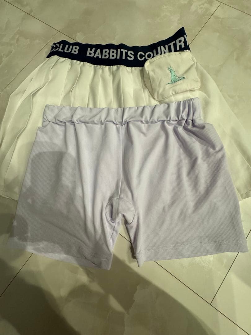 FR2 GOLF エフアールツーゴルフ プリーツスカート ホワイト系