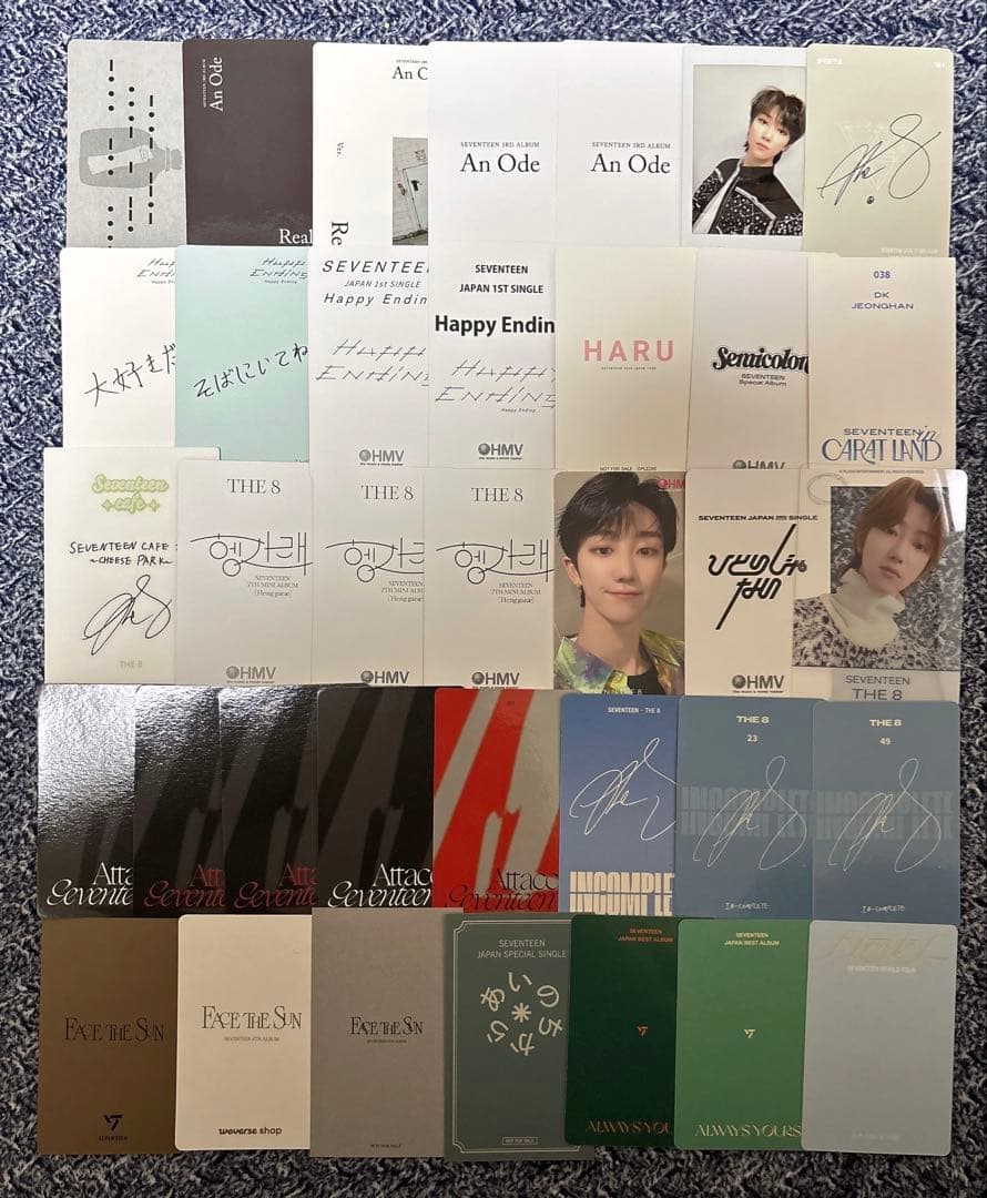 SEVENTEEN ミンハオ　ドギョム　トレカ　ラキドロ　缶バッジ　HMV