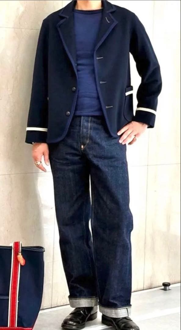 【24AW】Atlast&co NAVY JACKET 40