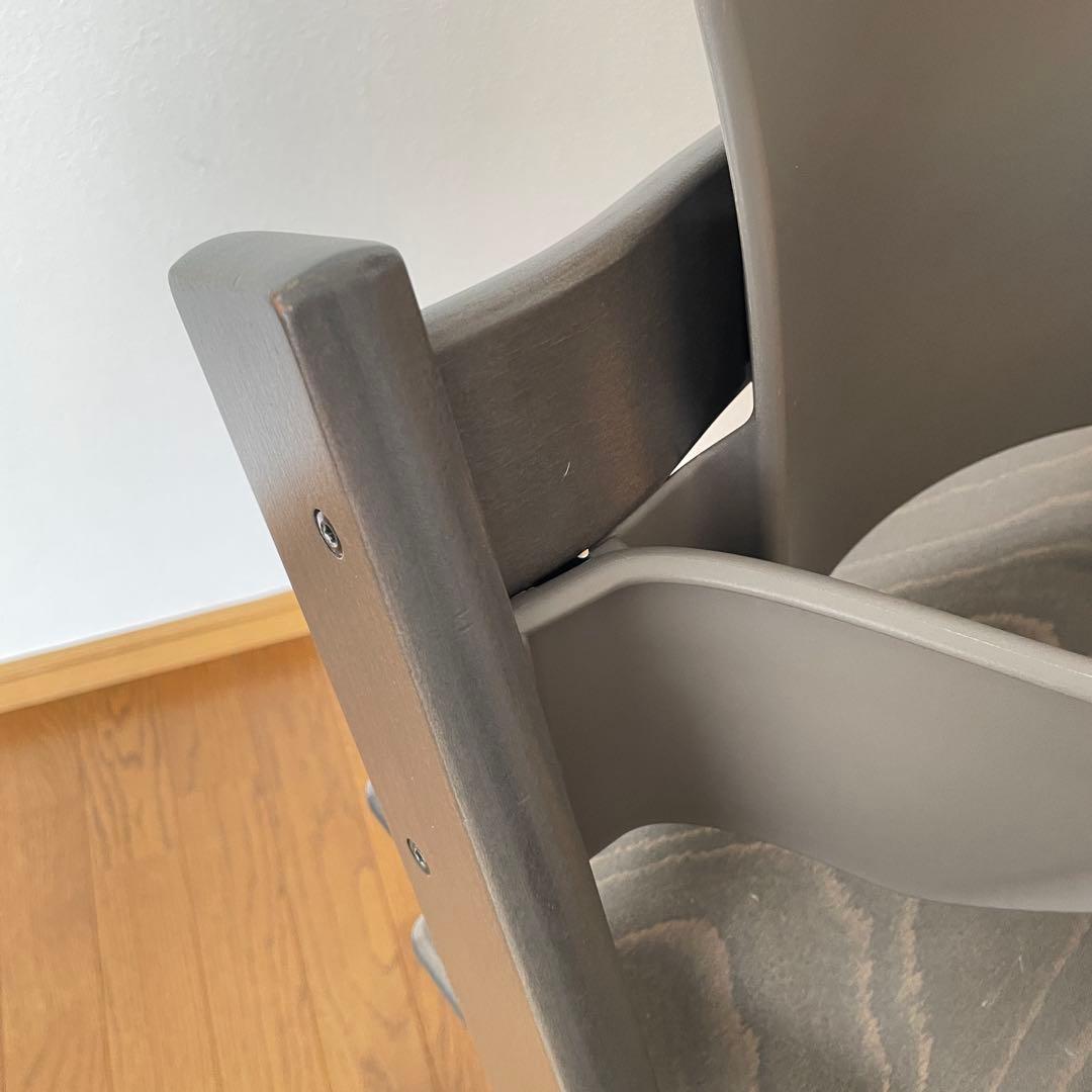 ストッケ　トリップ トラップ　ベビーチェア+ベビーセット　ヘイジーグレー