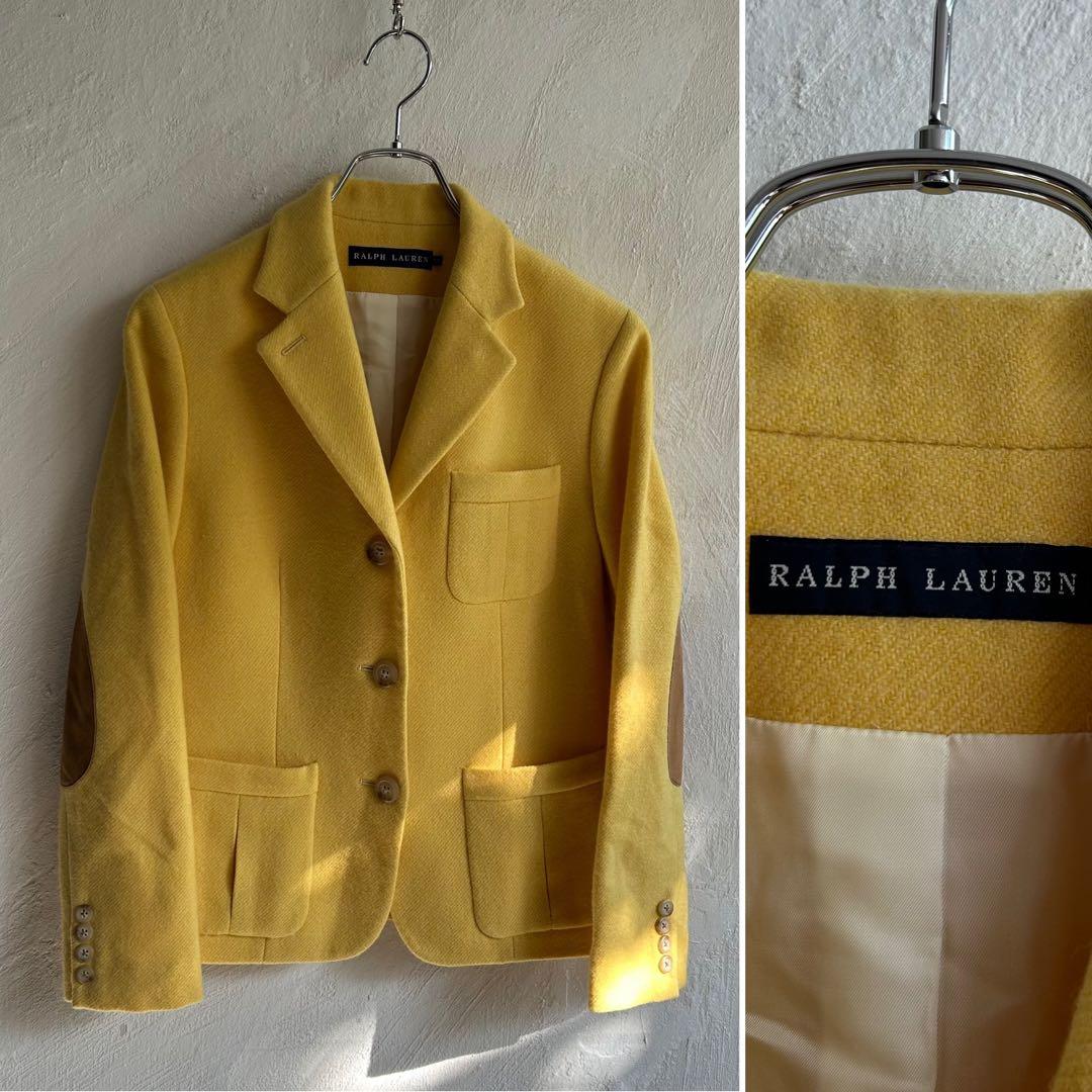 Ralph Lauren エルボーパッチ ウール テーラードジャケット