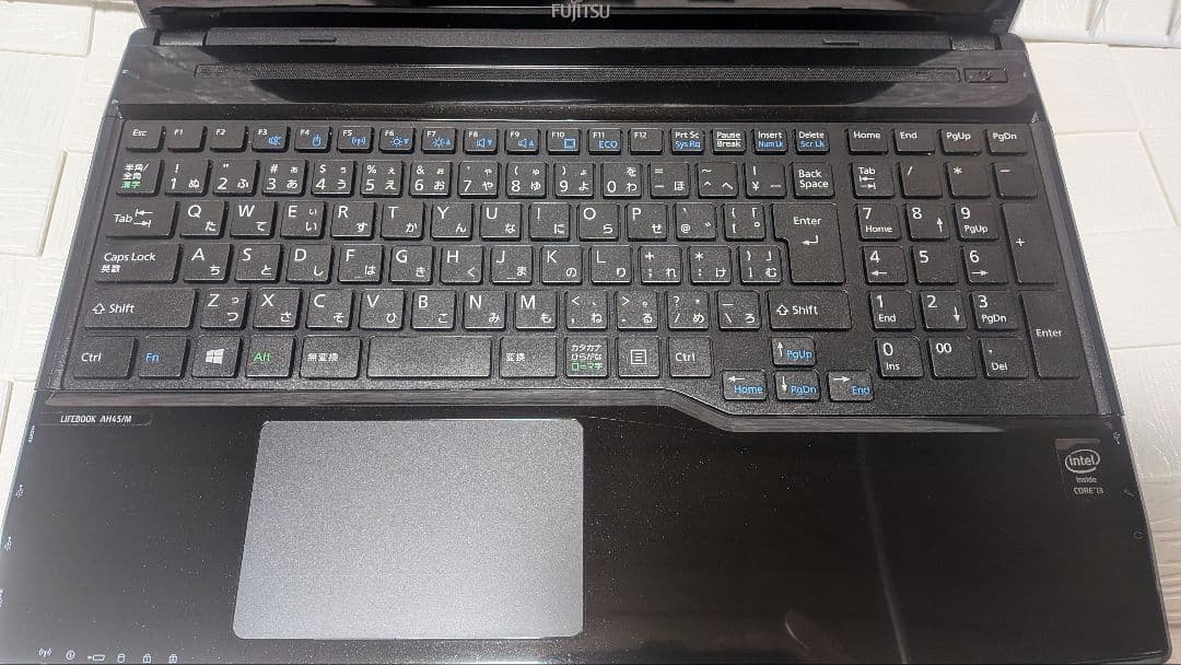富士通 LIFEBOOK 　AH45　15.6インチブラック（ブルーレー交換済）