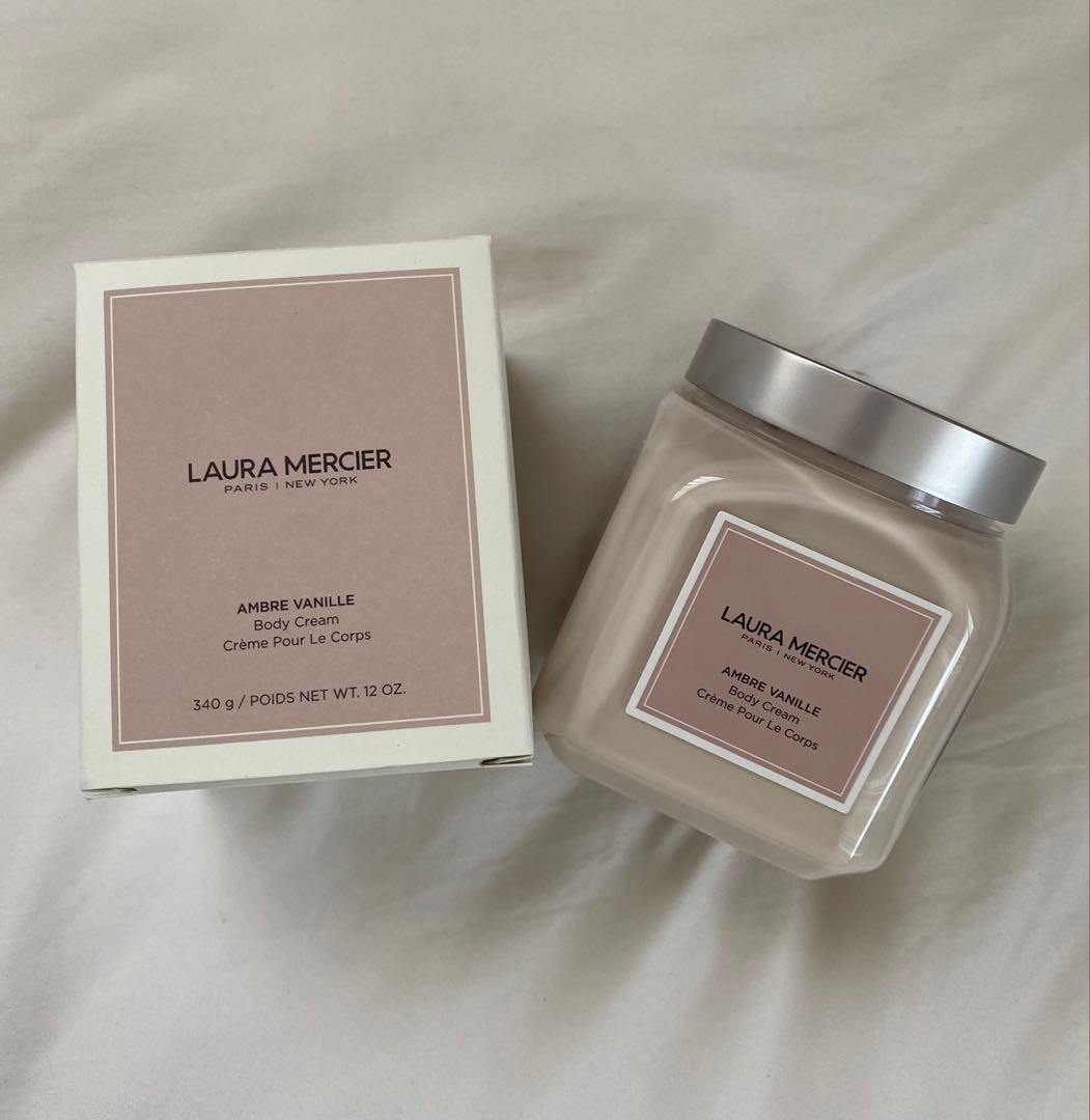 新品未使用 ローラメルシエ ホイップトボディクリーム アンバーバニラ 340g