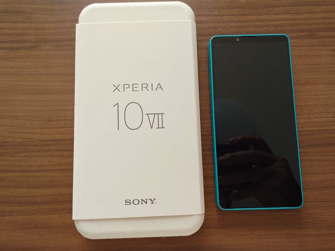 超美品 SONY Xperia 10 VII ターコイズ 本体