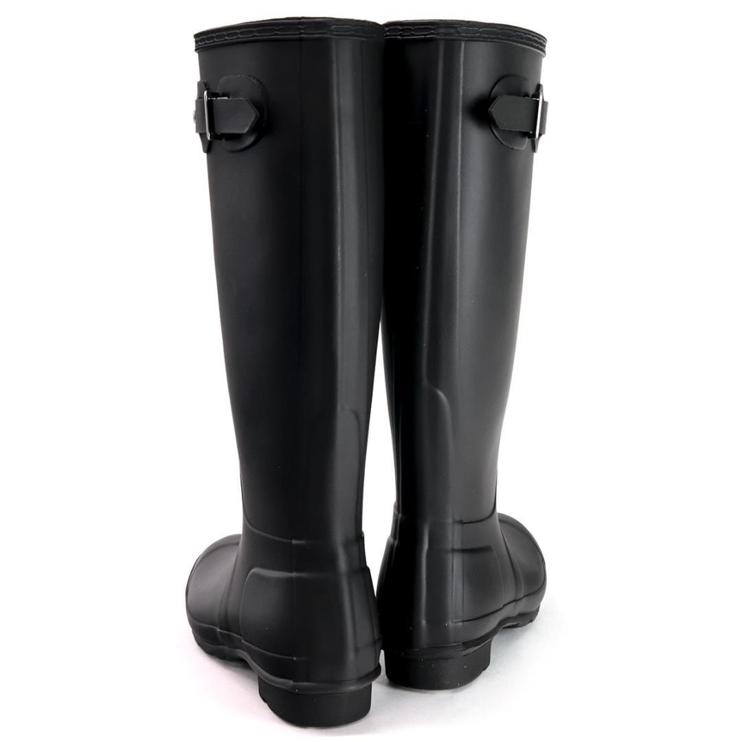 新品 ハンター オリジナル トール レインブーツ 黒 ブラック 25cm