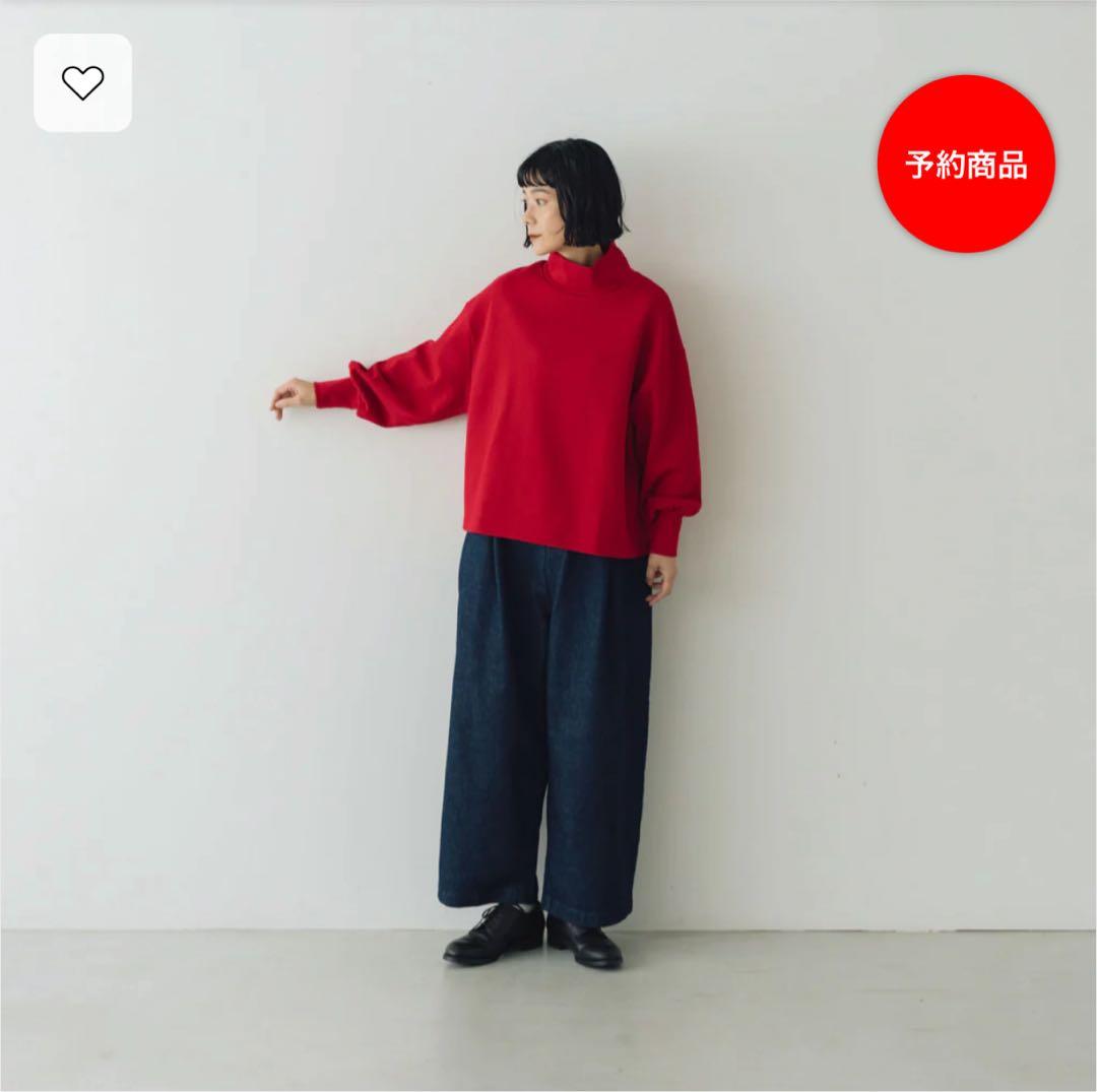 【くらすこと】kurasukoto＋to大人の定番、ハイネックプルオーバー