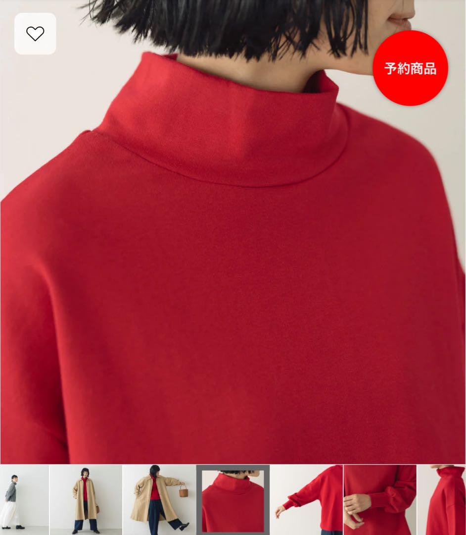 【くらすこと】kurasukoto＋to大人の定番、ハイネックプルオーバー