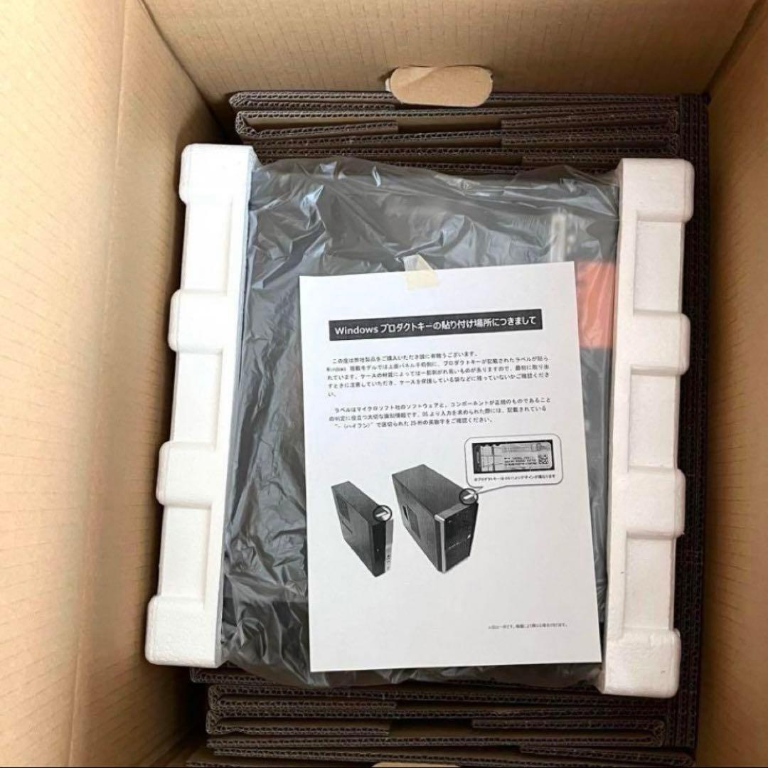 未使用　ディスクトップパソコン Windows 10  64Bit