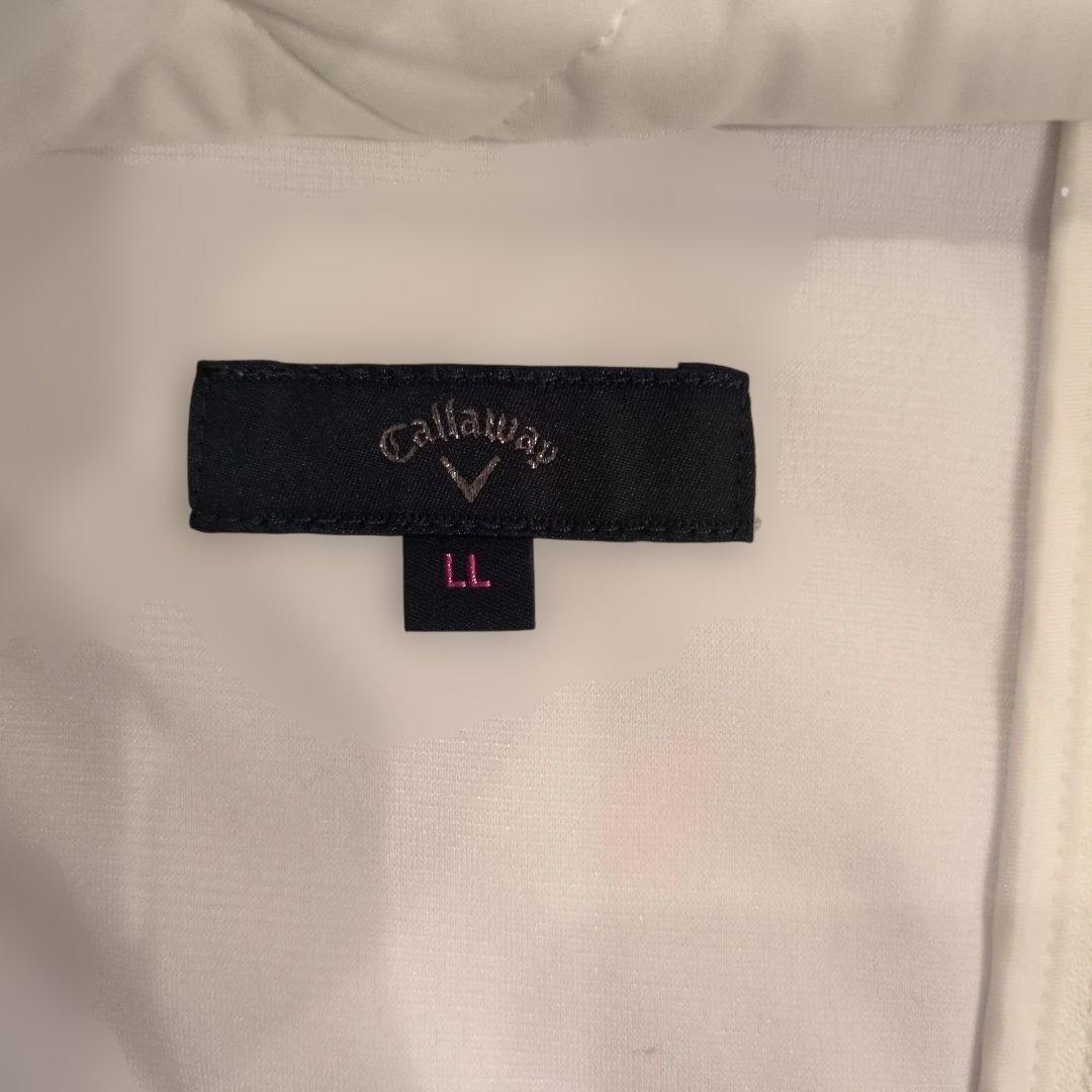 【新品】Callaway キャロウェイゴルフレディース ベスト ホワイト LL