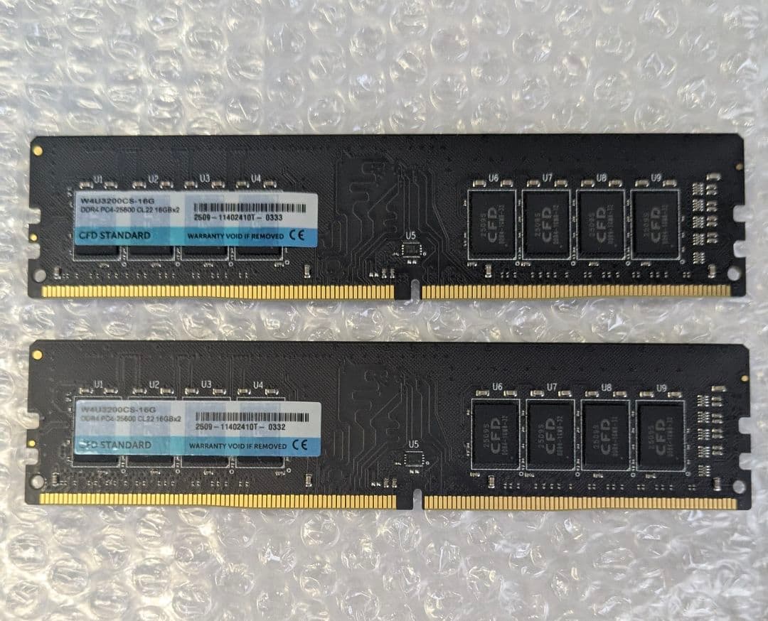 ト*ム様 CFDStandardデスクトップ用メモリDDR4 3200 32G(