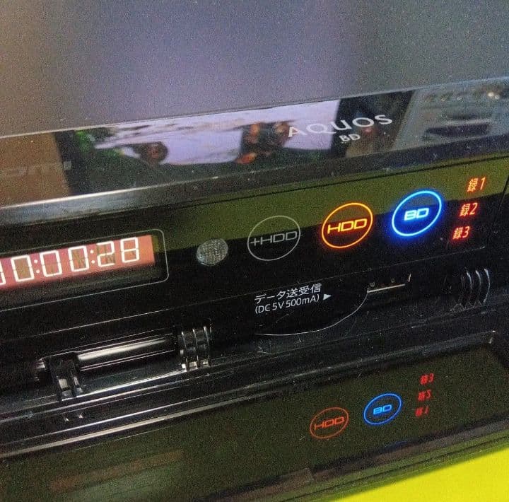 SHARP AQUOSブルーレイ BD-T2700 HDD新品交換第5