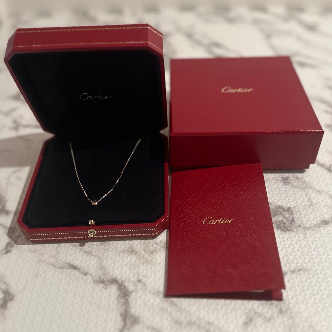 カルティエ ダムールネックレス ピンクサファイア