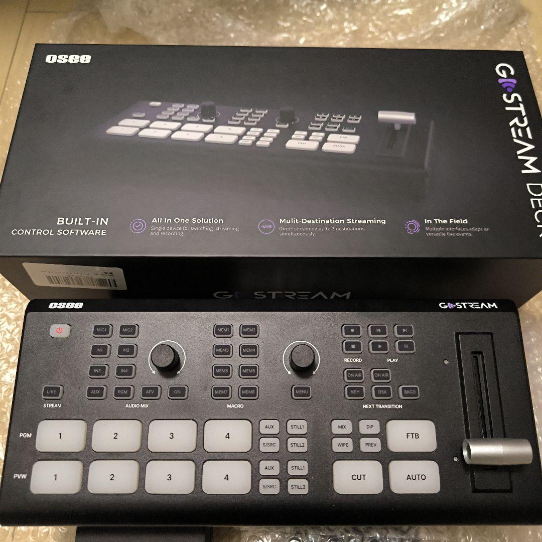 Osee GoStream Deck ビデオスイッチャー 4ch HDMI