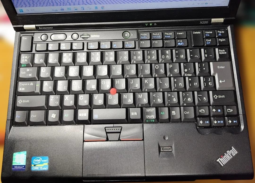 ThinkPad X220 i5 メモリ16Ｇ SSD 240GB
