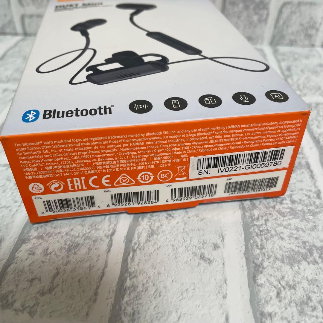 【新品】HARMAN JBL DUET MINI ワイヤレスイヤホン ブラック