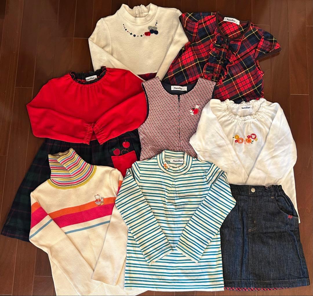 familiar ファミリア 110cm 【8点セット】