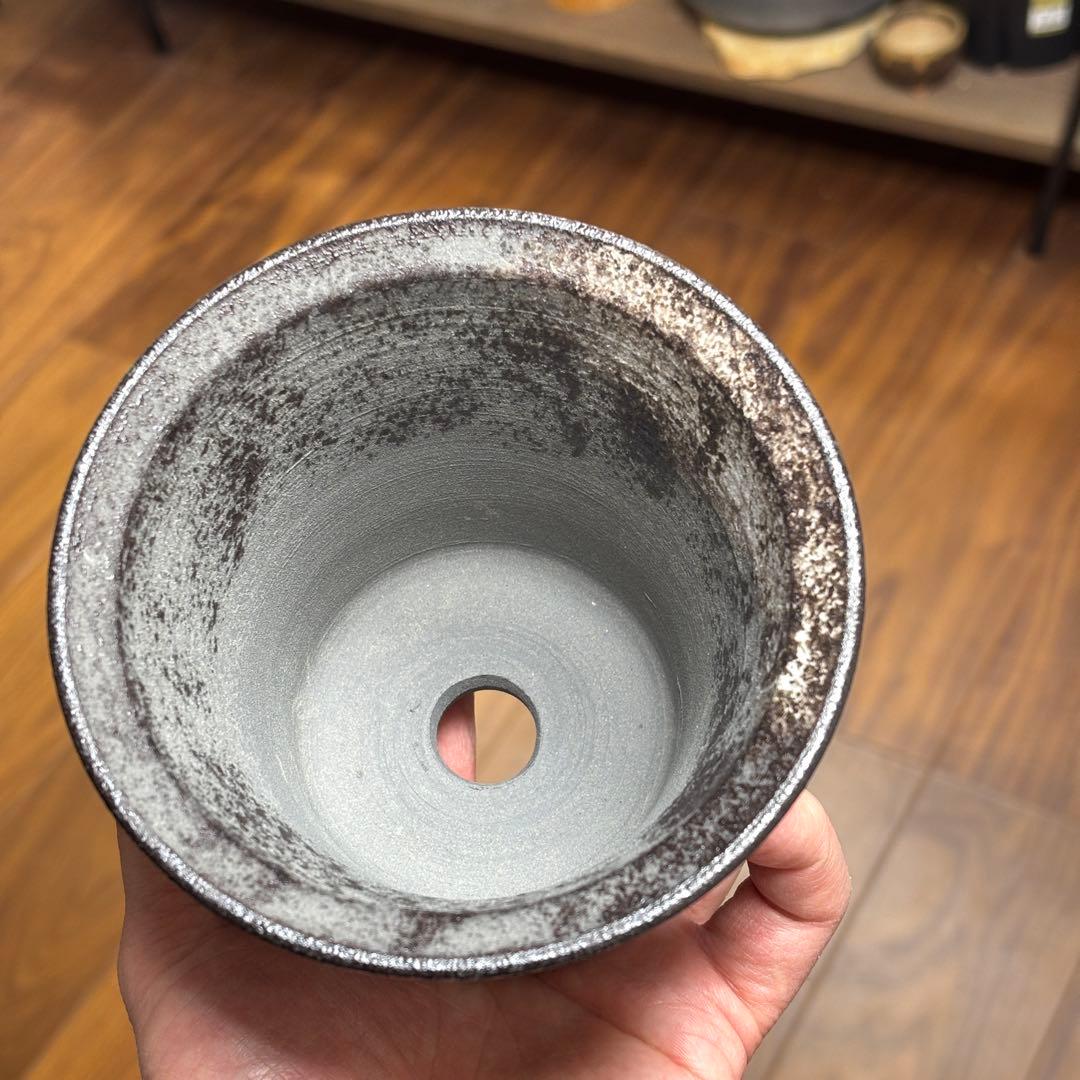 渋谷栄一　-朧- Basic Cylinder Pot ※Medium　鉢