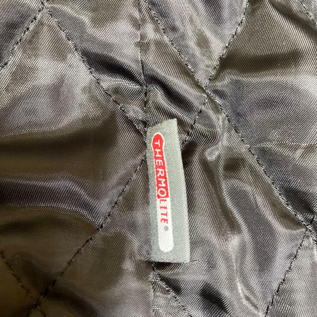 ナノユニバース 袖レザー メルトンスタジャン サイズＭ 黒